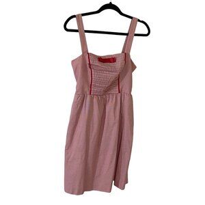 Vintage Betsey Johnson Women's Red Sleeveless Dress - 8